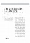 Research paper thumbnail of El día que la televisión volvió a la Tierra