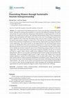 Research paper thumbnail of Flourishing Women through Sustainable Tourism Entrepreneurship