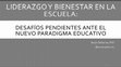 Research paper thumbnail of Liderazgo y Bienestar en la escuela