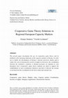 Research paper thumbnail of Cooperative Game Theory Solutions in Regional European Capacity Markets