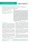 Research paper thumbnail of Infectious Bronchitis Disease in Poultry its Diagnosis, Prevention and Control Strategies