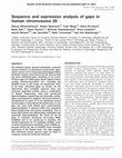 Research paper thumbnail of Sequence and expression analysis of gaps in human chromosome 20