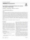 Research paper thumbnail of Factors influencing carbon dioxide emissions in Iran's provinces with emphasis on spatial linkages