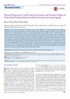 Research paper thumbnail of Physical Properties, Crude Nutrient Content, and Nutritive Values of Fish Meals Produced from Overflowed Fishes for Laying Quails