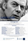 Research paper thumbnail of Conference poster: Claude Lefort fra insorgenza e istituzione