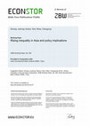 Research paper thumbnail of Rising Inequality in Asia and Policy Implications