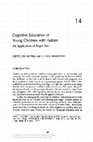 Research paper thumbnail of Cognitive Education of Young Children with Autism