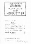 Research paper thumbnail of Independent Amstrad Micro Users Club Newsletter no 5