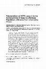 Research paper thumbnail of Polymorphism at VNTR Locus 3′ to the apolipoprotein B gene in a tunisian population: Difference from other ethnic groups