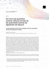 Research paper thumbnail of Em torno da quantitas animae: leituras iniciais do De quantitate animae de Agostinho de Hipona