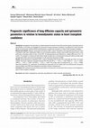 Research paper thumbnail of Prognostic significance of lung diffusion capacity and spirometric parameters in relation to hemodynamic status in heart transplant candidates