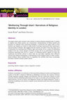 Research paper thumbnail of Mothering through Islam": Narratives of Religious Identity in London