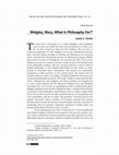 Research paper thumbnail of Midgley, Mary, What Is Philosophy For?