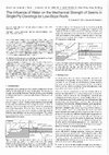 Research paper thumbnail of The Influence of Water on the Mechanical Strength of Seams in Single-Ply Coverings for Low-Slope Roofs