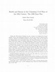 Research paper thumbnail of Health and Disease in the Colombian Civil Wars of the 19th Century The 1000 Days War