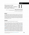 Research paper thumbnail of Precursors to the performing arts in infancy and early childhood