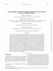 Research paper thumbnail of On the Propagation of Satellite Precipitation Estimation Errors: From Passive Microwave to Infrared Estimates