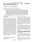 Research paper thumbnail of Trade Openness-Government Size Nexus: Compensation Hypothesis Considered for Nigeria