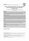 Research paper thumbnail of Efficacy of Computed Tomography and Ultrasonography in Diagnosis of Metastatic Cervical Lymph Nodes in Orofacial Cancer