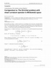 Research paper thumbnail of Corrigendum to: The Dirichlet problem with mean curvature operator in Minkowski space