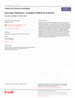 Research paper thumbnail of Interroger l’itinérance : stratégies et débats de recherche