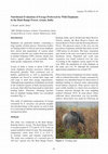 Research paper thumbnail of Nutritional Evaluation of Forage Preferred by Wild Elephants in the Rani Range Forest, Assam, India