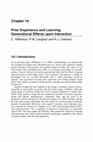 Research paper thumbnail of Prior Experience and Learning: Generational Effects upon Interaction