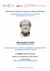 Research paper thumbnail of Terzo incontro del quinto ciclo di seminari su Aristotele e la tradizione aristotelica con Alessandro Conti - 5 maggio, online e in presenza