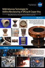 Research paper thumbnail of NASA Advances Technologies for Additive Manufacturing of GRCop-84 Copper Alloy