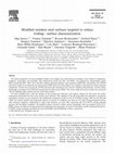 Research paper thumbnail of Modified stainless steel surfaces targeted to reduce fouling––surface characterization