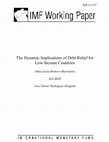 Research paper thumbnail of The dynamic implications of debt relief for low-income countries