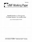 Research paper thumbnail of Growth Slowdown in Bureaucratic Economic Systems: An Issue Revisited