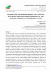 Research paper thumbnail of Investigating the Working Memory and Language Acquisition Strategies Among Monolingual and Bilingual Children in a Classroom’s Setting