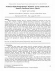 Research paper thumbnail of Nonlinear Height-Stump Diameter Models for Tectona grandis Linn. F Stands in Omo Forest Reserve, Nigeria