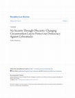 Research paper thumbnail of No security through obscurity: changing circumvention law to protect our democracy against cyberattacks