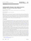 Research paper thumbnail of Indistinguishable elements in the origins of quantum statistics. The case of Fermi–Dirac statistics