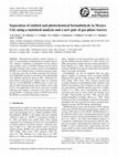 Research paper thumbnail of Separation of emitted and photochemical formaldehyde in Mexico City using a statistical analysis and a new pair of gas-phase tracers