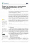 Research paper thumbnail of Estimating Risk Perception Effects on Courier Companies’ Online Customer Behavior during a Crisis, Using Crowdsourced Data