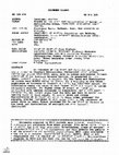 Research paper thumbnail of Trends in the Level and Distribution of Income in Metropolitan Areas, 1959-1969. Discussion Paper 316-75