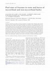 Research paper thumbnail of Pool sizes of fructans in roots and leaves of mycorrhizal and non-mycorrhizal barley