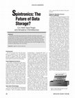 Research paper thumbnail of Spintronics: The Future of Data Storage?