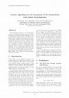 Research paper thumbnail of Genetic algorithms for the investment of the mutual fund with global trend indicator