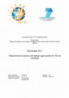 Research paper thumbnail of EU FP7 INFSO-ICT-317669 METIS, D2.1, Requirement analysis and design approaches for 5G air interface