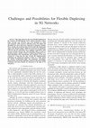 Research paper thumbnail of Challenges and possibilities for flexible duplexing in 5G networks