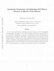 Research paper thumbnail of Asymptotic Symmetries and Subleading Soft Photon Theorem in Effective Field Theories