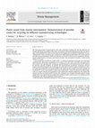 Research paper thumbnail of Plastic waste from marine environment: Demonstration of possible routes for recycling by different manufacturing technologies