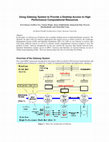 Research paper thumbnail of Using Gateway system to provide a desktop access to high performance computational resources