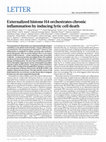 Research paper thumbnail of Externalized histone H4 orchestrates chronic inflammation by inducing lytic cell death