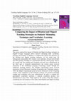 Research paper thumbnail of Comparing the Impact of Blended and Flipped Teaching Strategies on Students' Skimming Technique and Vocabulary Learning