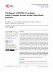 Research paper thumbnail of The Impact of COVID-19 on Some Socio-Economic Sectors in the United Arab Emirates